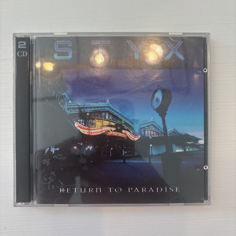Styx Return to Paradise 2 CD Set 1997 Live Classic Rock Dennis DeYoung